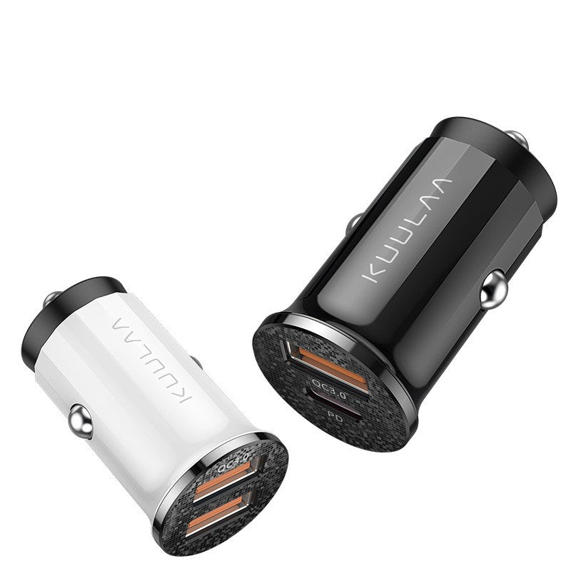 36W Dual-Port Fast Car Charger – USB-C PD & QC3.0 - image 2