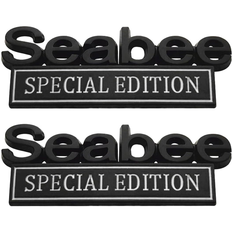 2pack Seabee Special Edition Emblems, Seabee Emblem 3D Badge Decal Car Truck SUV,Refrigerator Sticker,Window Display Stickers,Bicycles, Laptops, Fridges