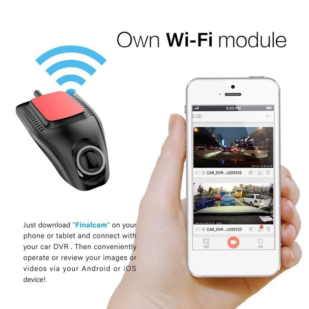 Mini Dash Cam with Wifi Full HD Recording and Night Vision - image 6
