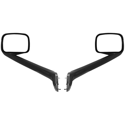 Black Hood Mirror For Freightliner Cascadia 2018-2023 Right Passenger Side