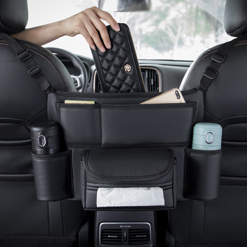 Hanging Car Seat Tissue Box Storage Pouch - image 2