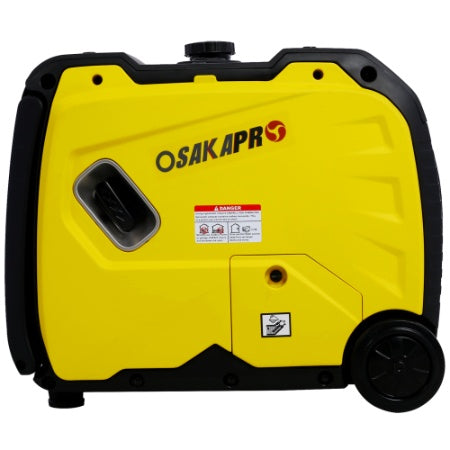 Super Quiet Inverter Generator 4500w Portable Generator Electric Start, Foldable Handle With Wheel,212cc 4 Stroke CARB EPA Compliant