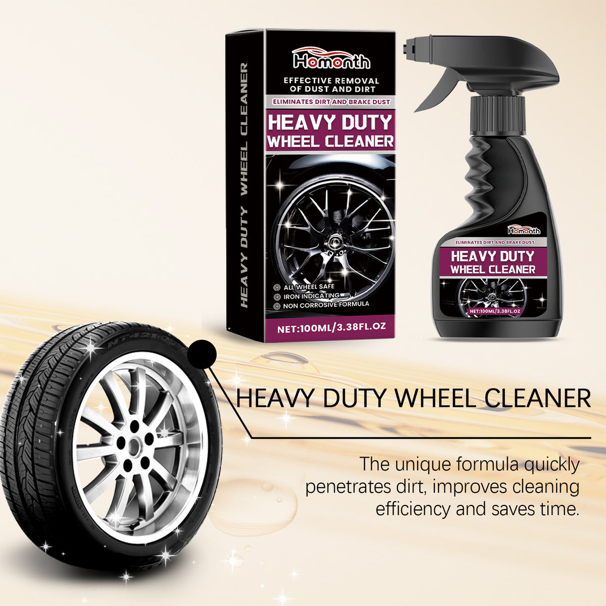 Heavy-duty wheel cleaner spray - image 2
