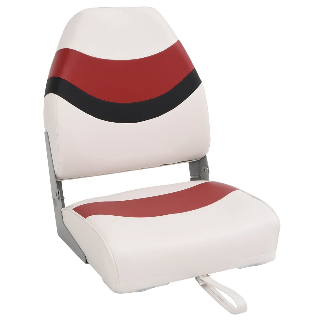 Boat Seat with High Backrest, Foldable, 44x