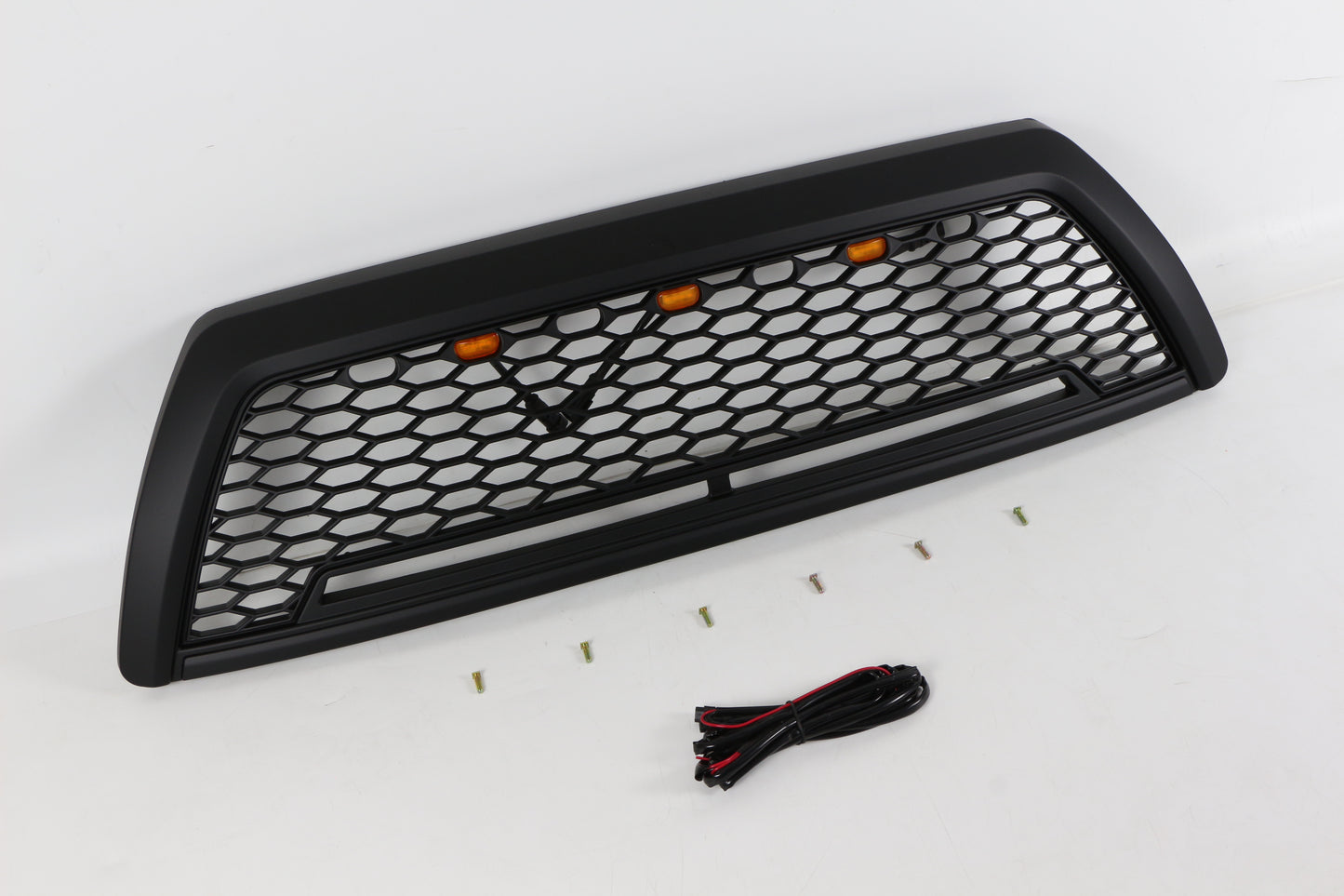 Black Front Grille Fits For To Yo Ta 4 Runner 2006-2009 Honeycomb Grill With Light