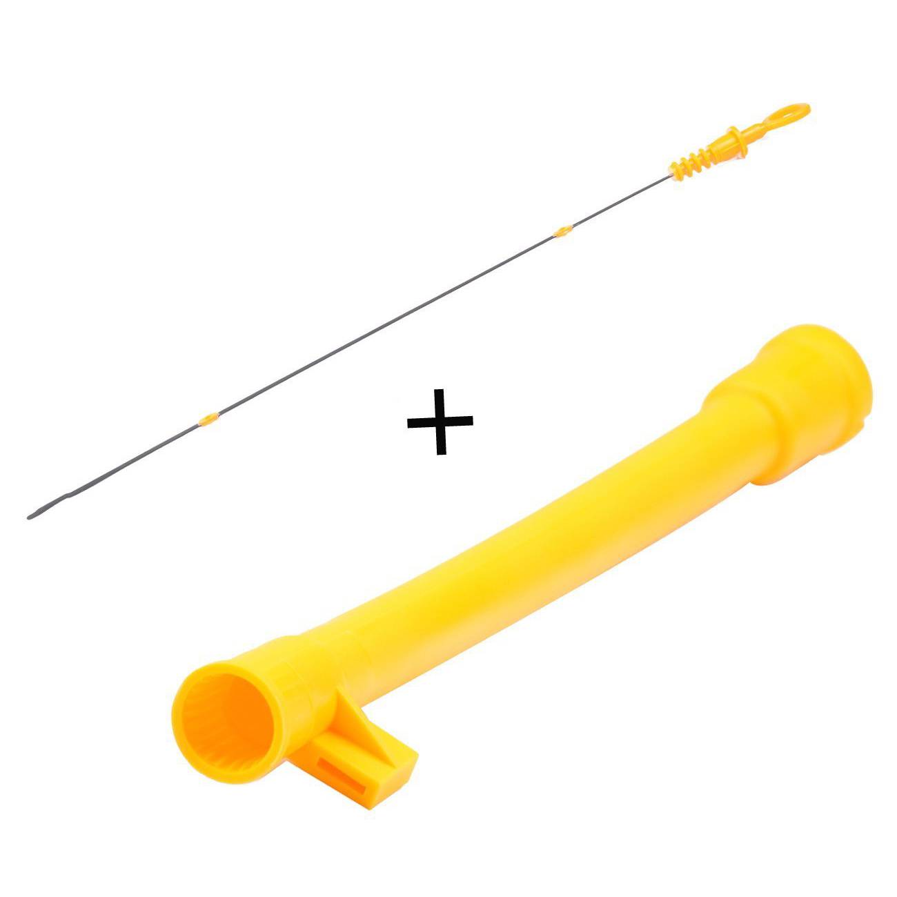 Oil DipStick And Oil Dip Stick Funnel Tube For VW Jetta Beetle Golf 2.0L