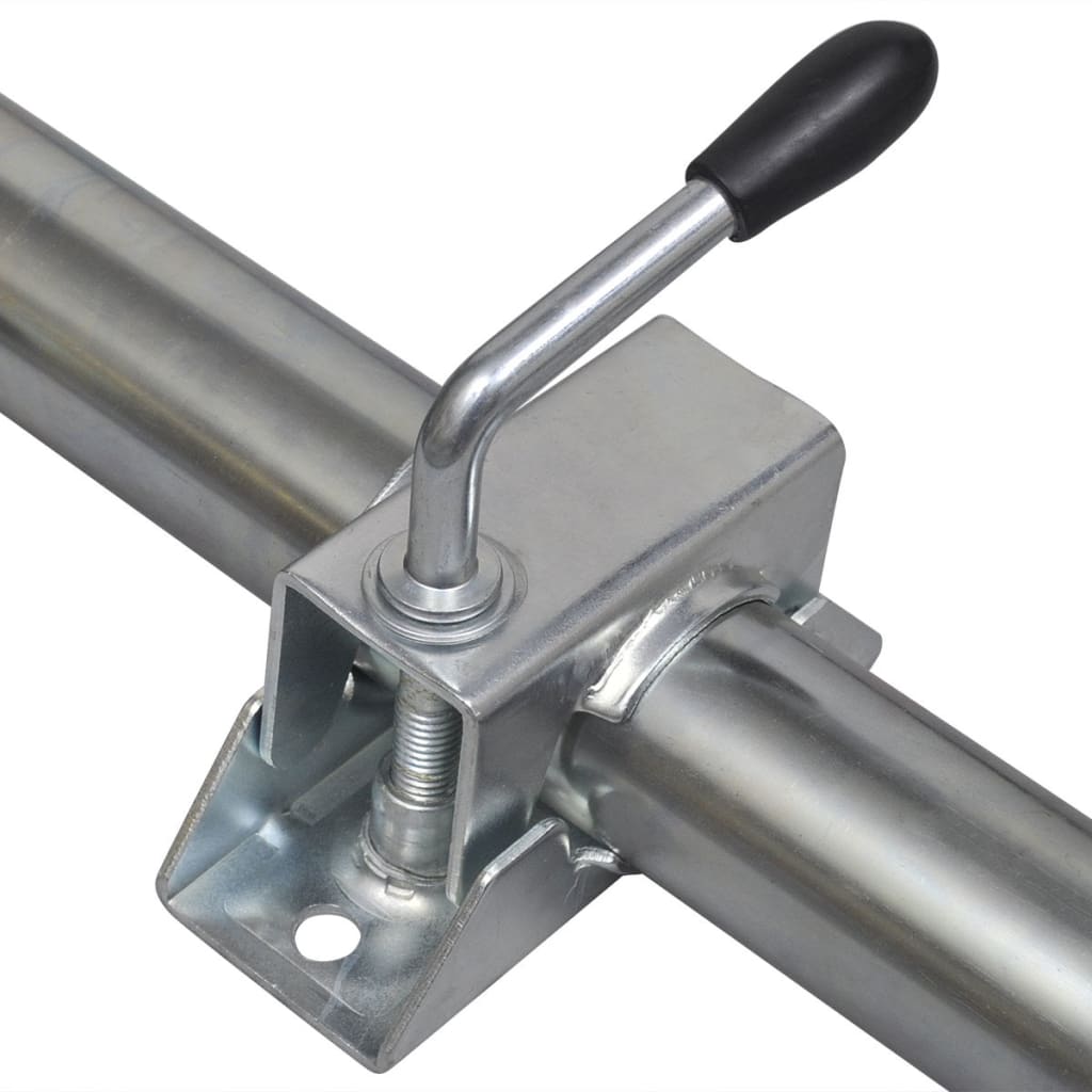 2 support legs with 2 clamps for 48 mm jockey wheel