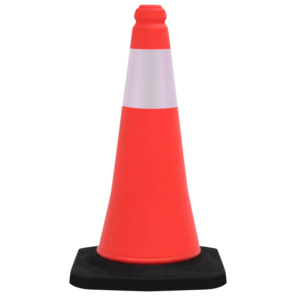 Reflective Traffic Cones with Heavy Base, 4 pcs.