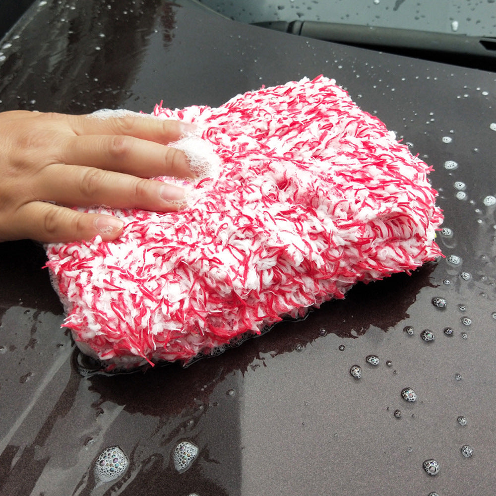 Microfibre car wash sponge
