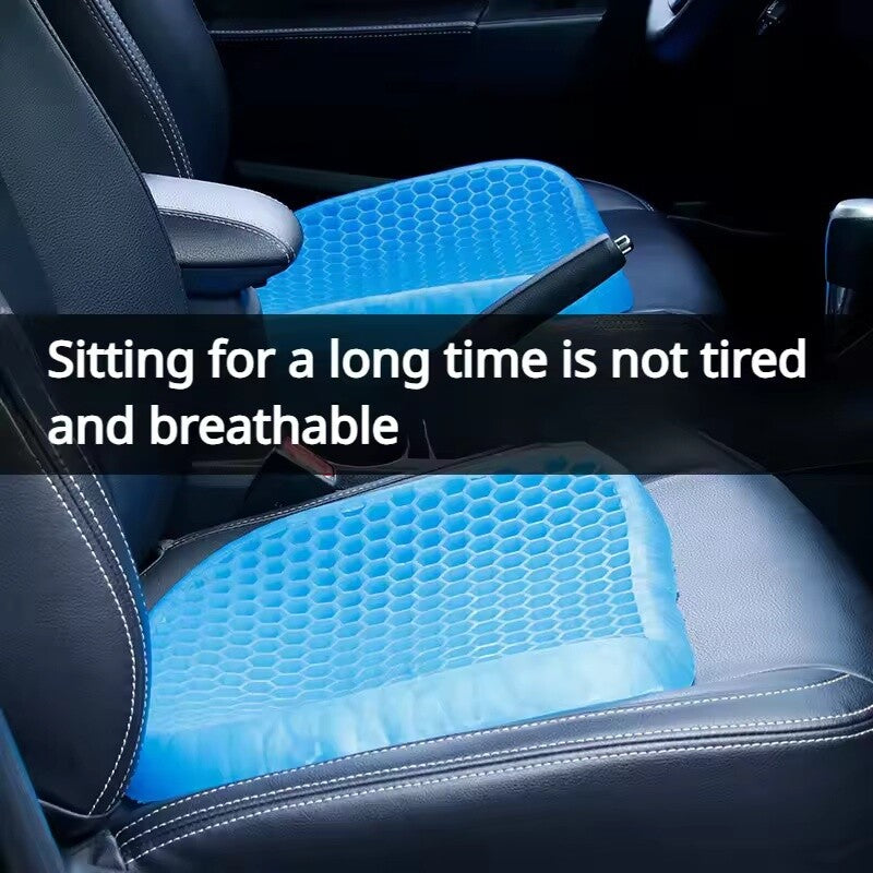 Honeycomb Breathable Gel Seat Cushion Double Thick Egg Sitting Pad Mat Non-Slip