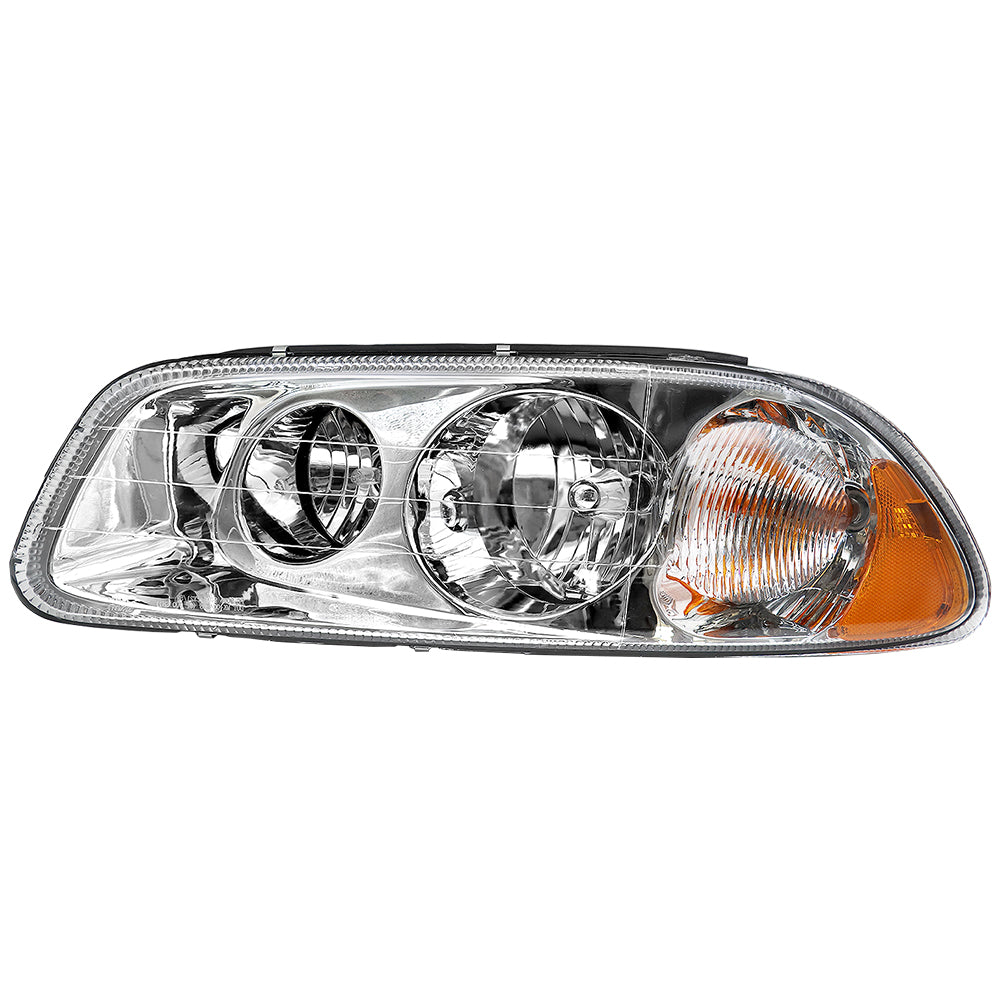 Halogen Headlights Assembly Compatible With Mack Semi Trucks Factory Driver Side