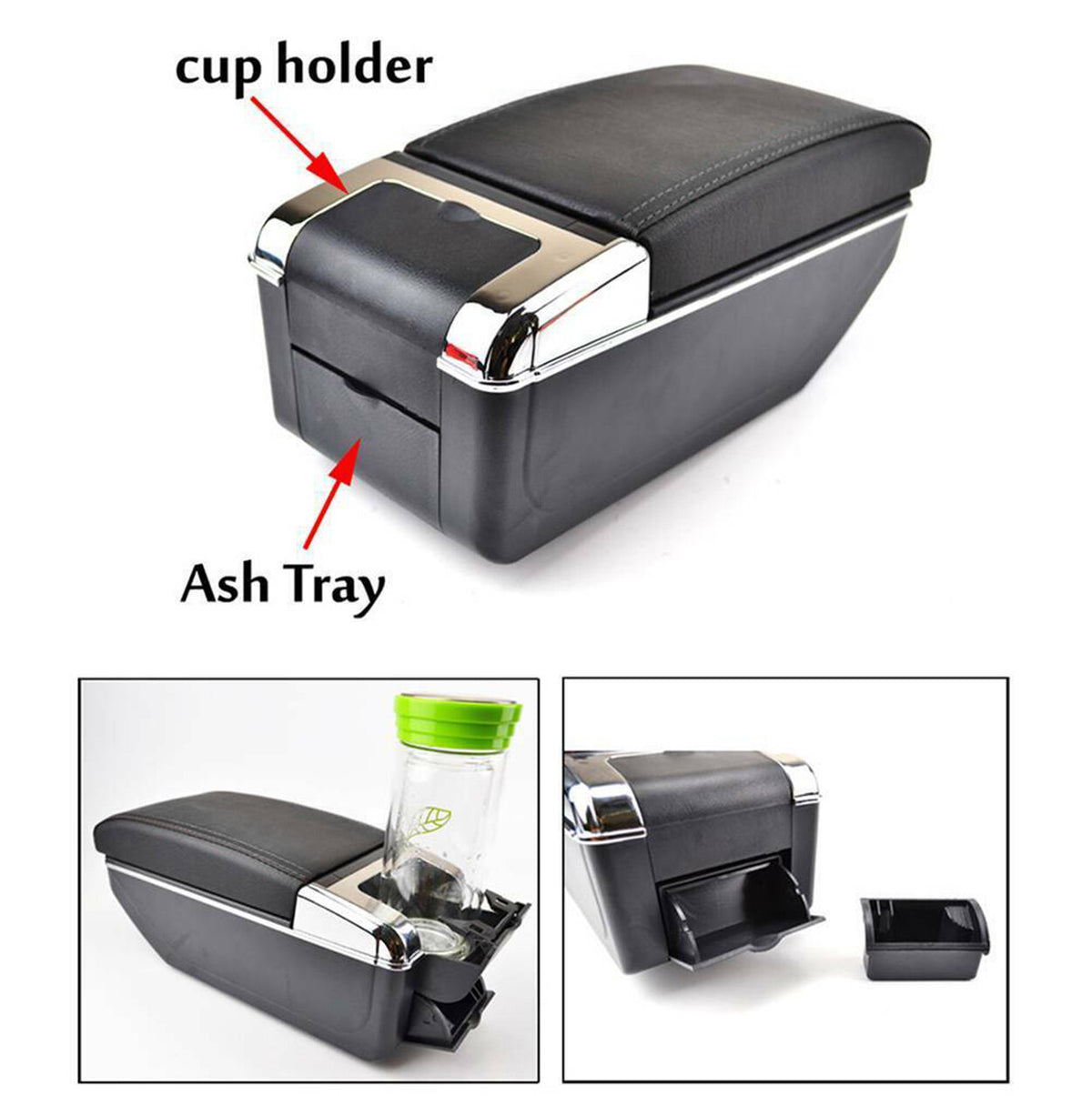 Armrest storage box for Ford Fiesta (2011–2017) - image 5
