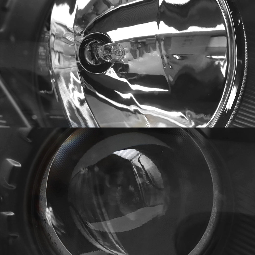 Black Headlights Compatible With Kenworth T680 2013-2021 Included Bulbs Driver Side