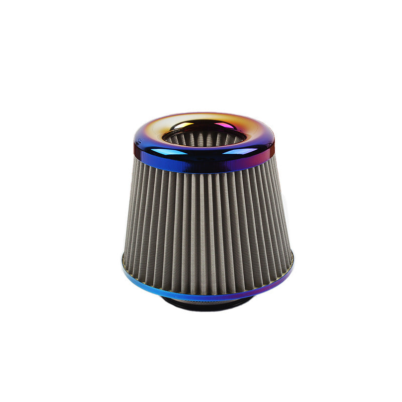 Universal Air Intake Filter – Mushroom Cone with Clamp - Baked blue