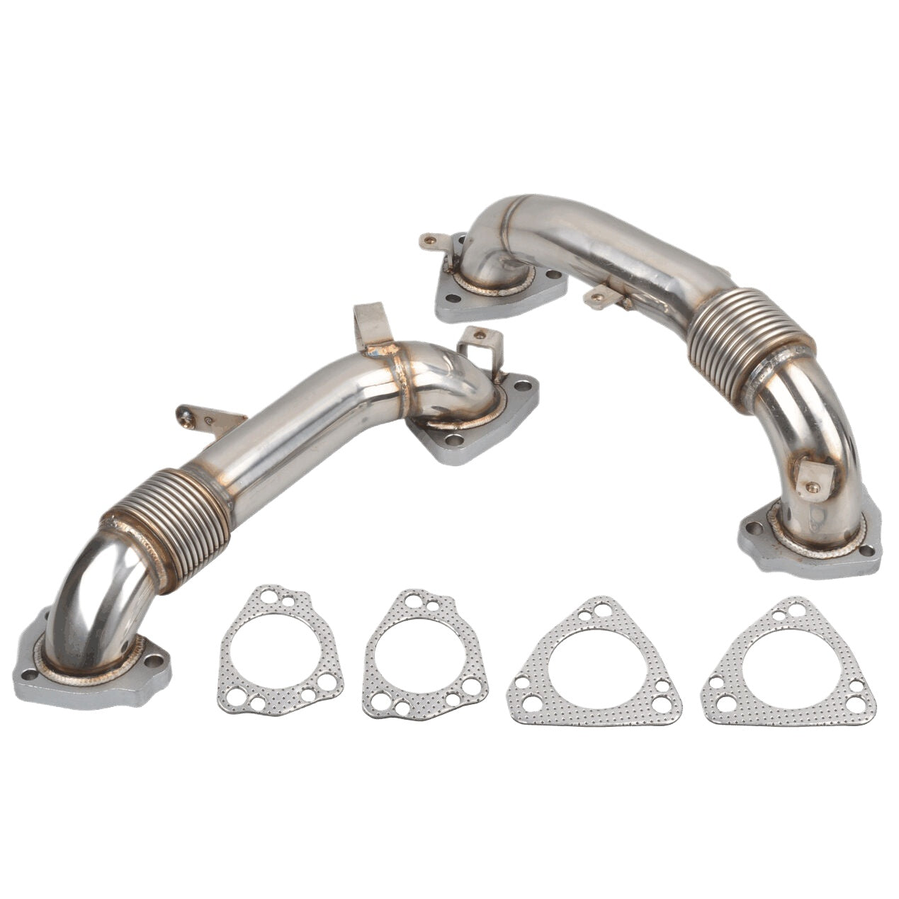 Exhaust Manifold Header Fit For Chevy 3.5' 17-20 6.6L L5P Ban The Sale Of Amazon