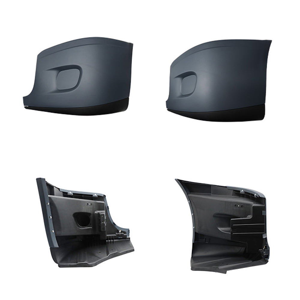 Freightliner Cascadia Bumper Left Side Reinforcement & Cover Without Fog Hole