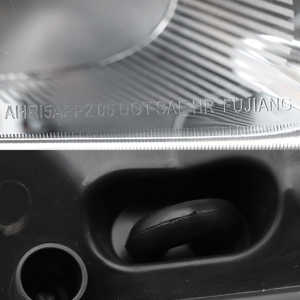 Chrome Headlights Compatible With 2008-2016 Freightliner Cascadia With Halogen Bulbs Pair