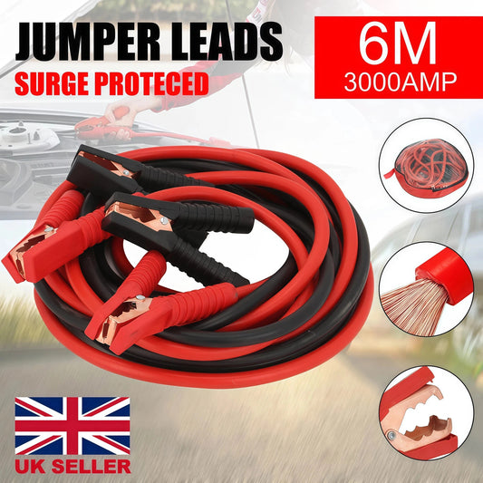Heavy Duty Jump Leads 6m – 3000A Booster Cables