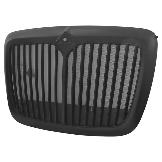 Black Front Grille Compatible With International Prostar 2008-2018 With Bug Screen