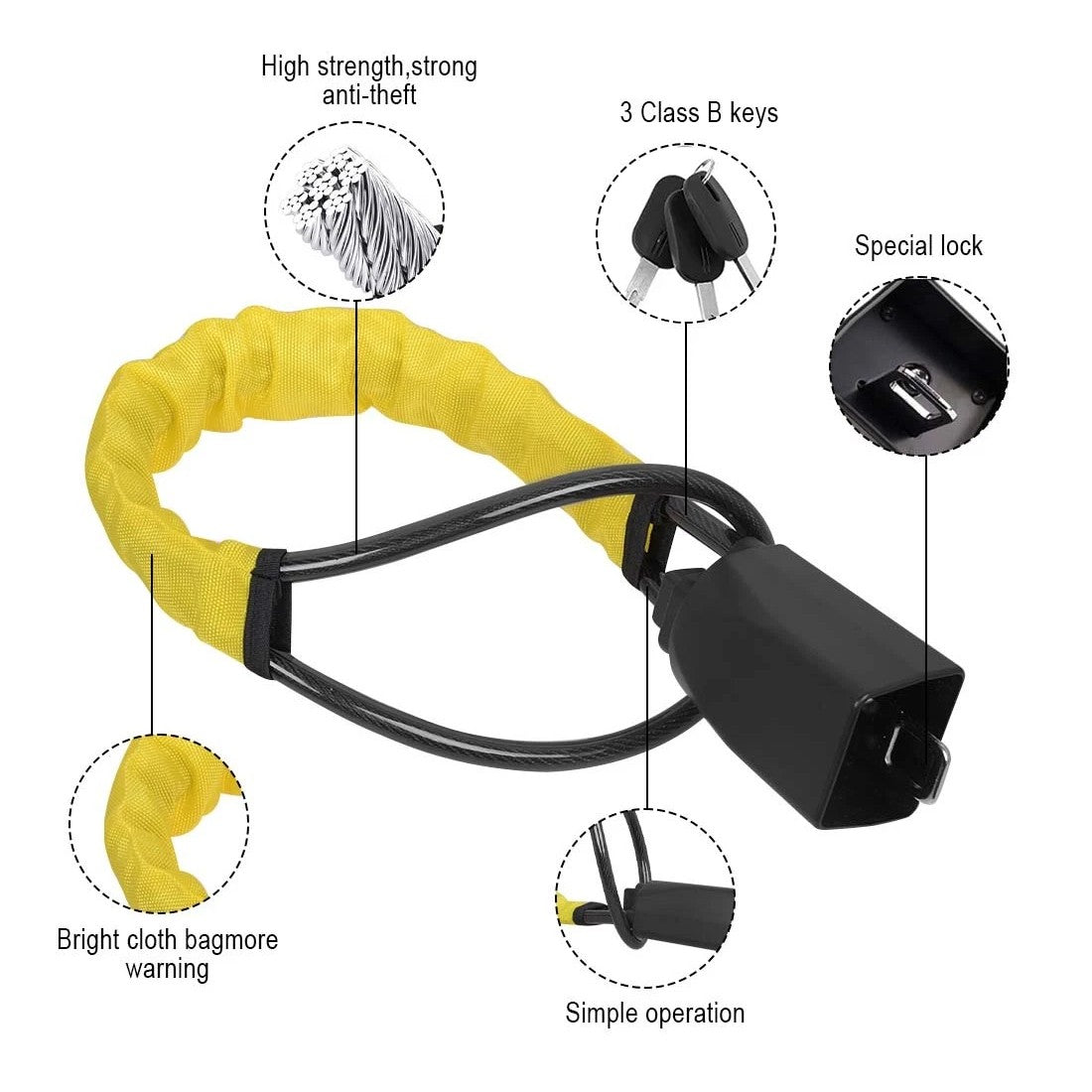 Steering Wheel Lock – Heavy Duty Anti-Theft (Seat Belt Style) - image 8