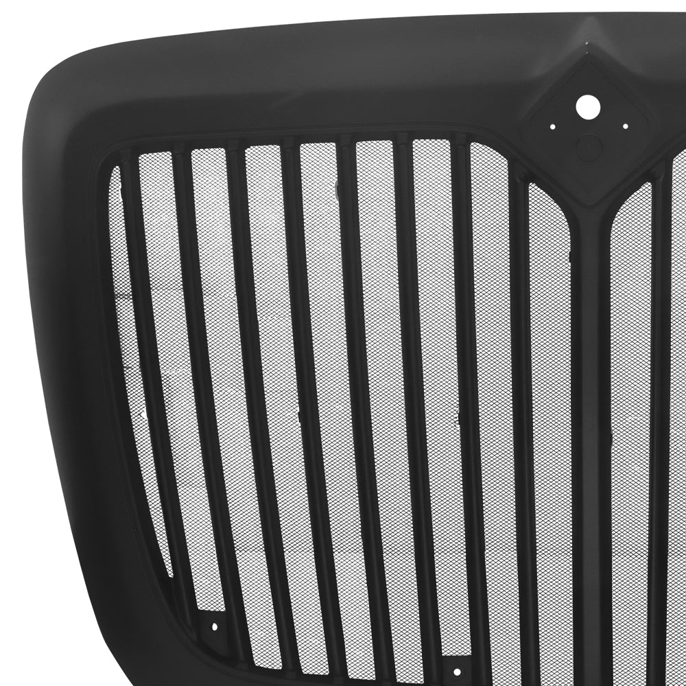 Black Front Grille Compatible With International Prostar 2008-2018 With Bug Screen