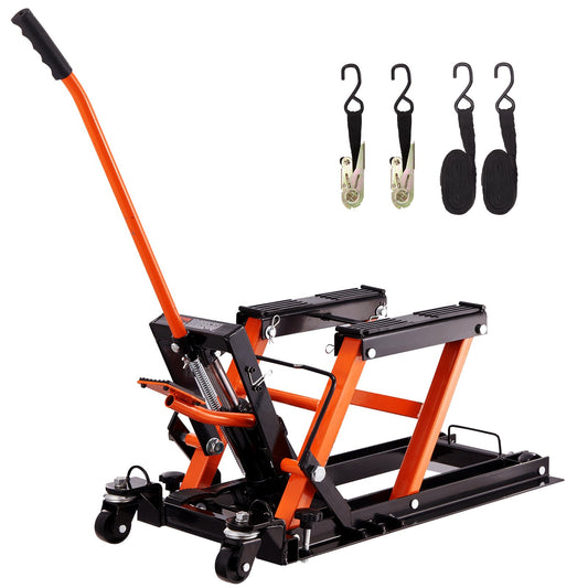 Motorcycle Hydraulic PumpJack 680.4 Kg ATV Dirt Bike Stand