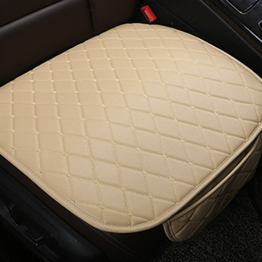 Non-slip leather car seat cushion