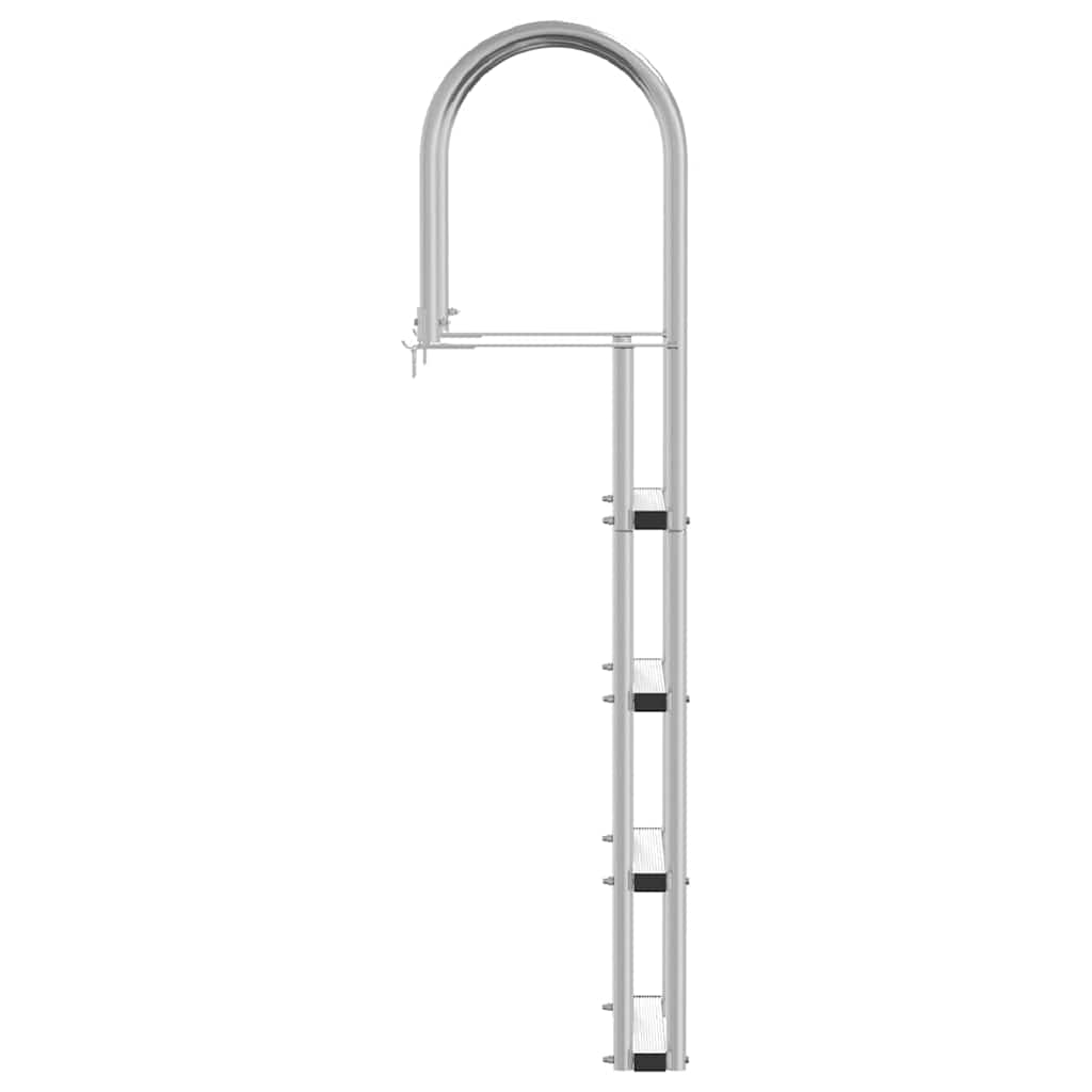 Dock Ladder 4-Step Silver 45 x 11.