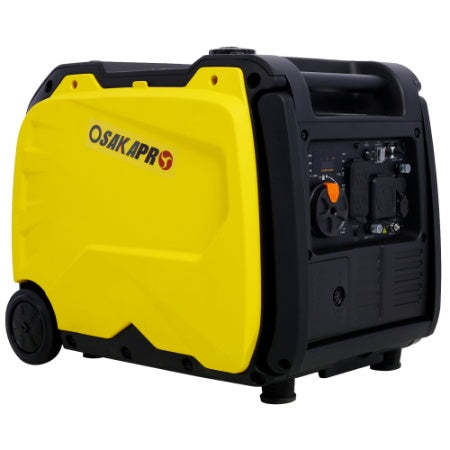 Super Quiet Inverter Generator 4500w Portable Generator Electric Start, Foldable Handle With Wheel,212cc 4 Stroke CARB EPA Compliant