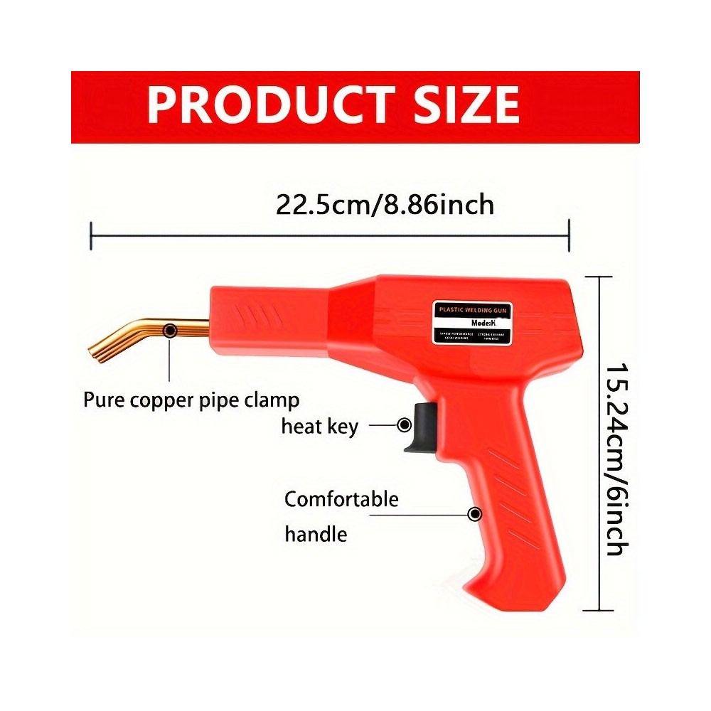 Plastic Welder Kit – Bumper Repair Hot Stapler with Staples - image 3