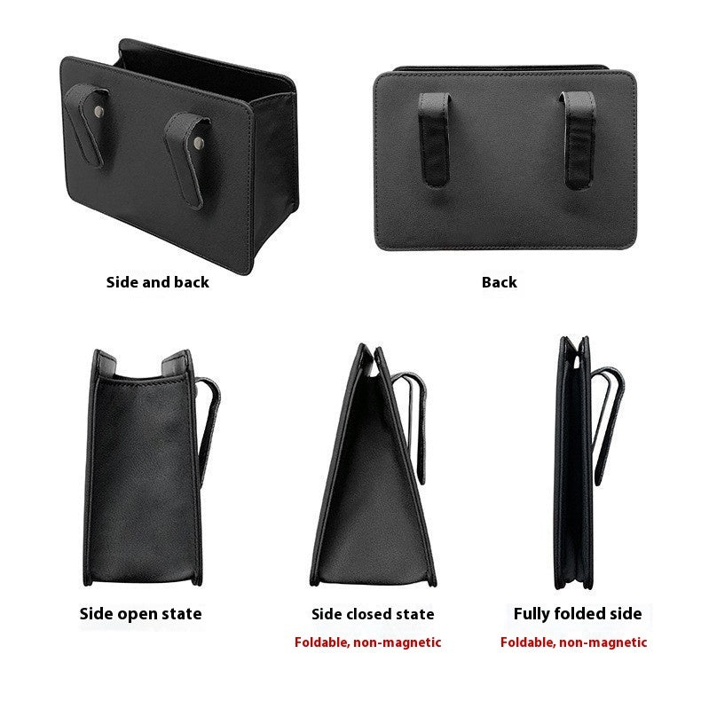 Hanging Leather Car Door Storage Bin - image 4