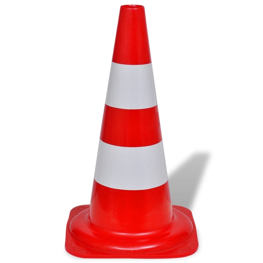Traffic Cones, 10 pcs., Reflective and 50 cm