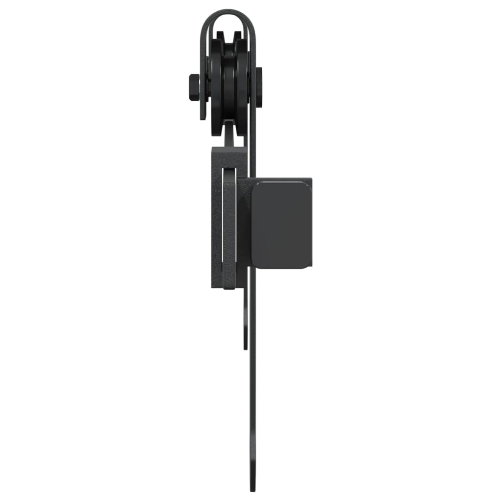 Mini Sliding Door Fitting Set for Cabinet Doors, Carbon Steel, 200