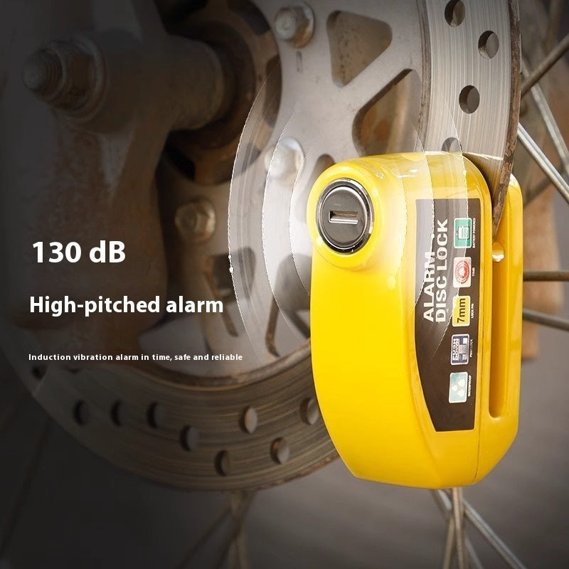 Motorbike disc lock with alarm and reminder cable - image 8