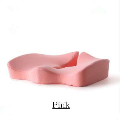 Memory Foam Seat Cushion Breathable Beautiful Buttocks Chair - Pink