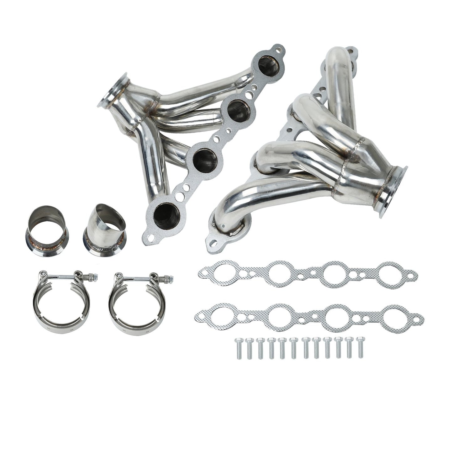 Exhaust Header For Chevy LS1 LS2 LS3 LS6 4.8L 5.3L 5.7L Ban The Sale Of Amazon