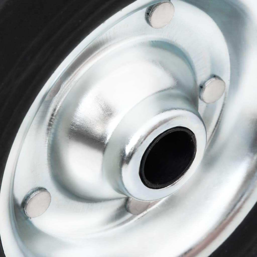 Wheel for Trailer Support Wheel Ø20x5 cm Solid Rubber and Steel