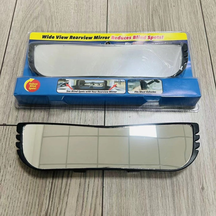 Wide-Angle Interior Rear View Mirror – 28.5cm Clip-On - Picture Color