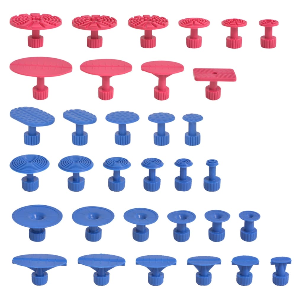 87-piece dent repair tool set, stainless steel