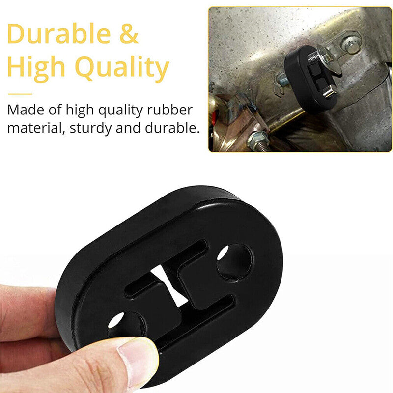 4PCS Poly Polyurethane Exhaust Hanger Mounts 2 Hole Muffler Rubber Universal P
