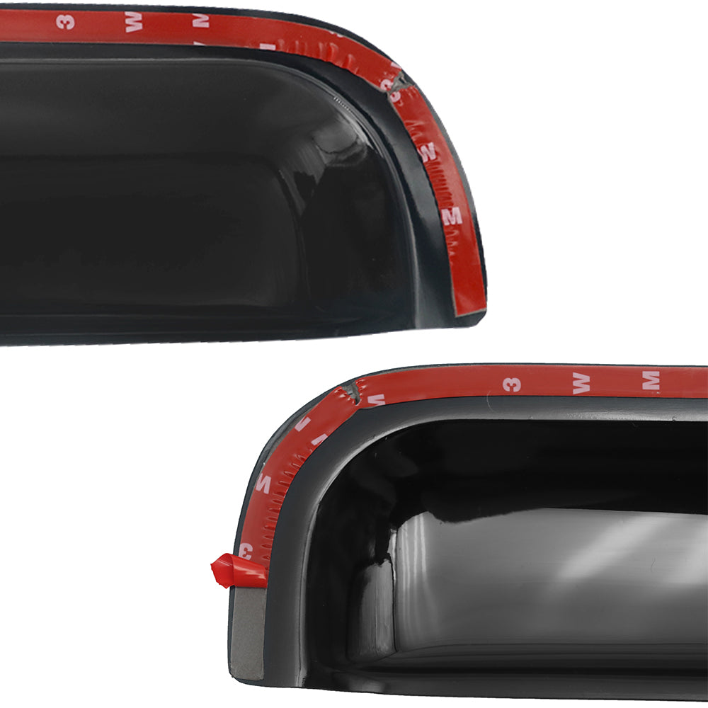Window Rain Guard Deflectors Compatible With Kenworth T680 2012-2018 2Pcs