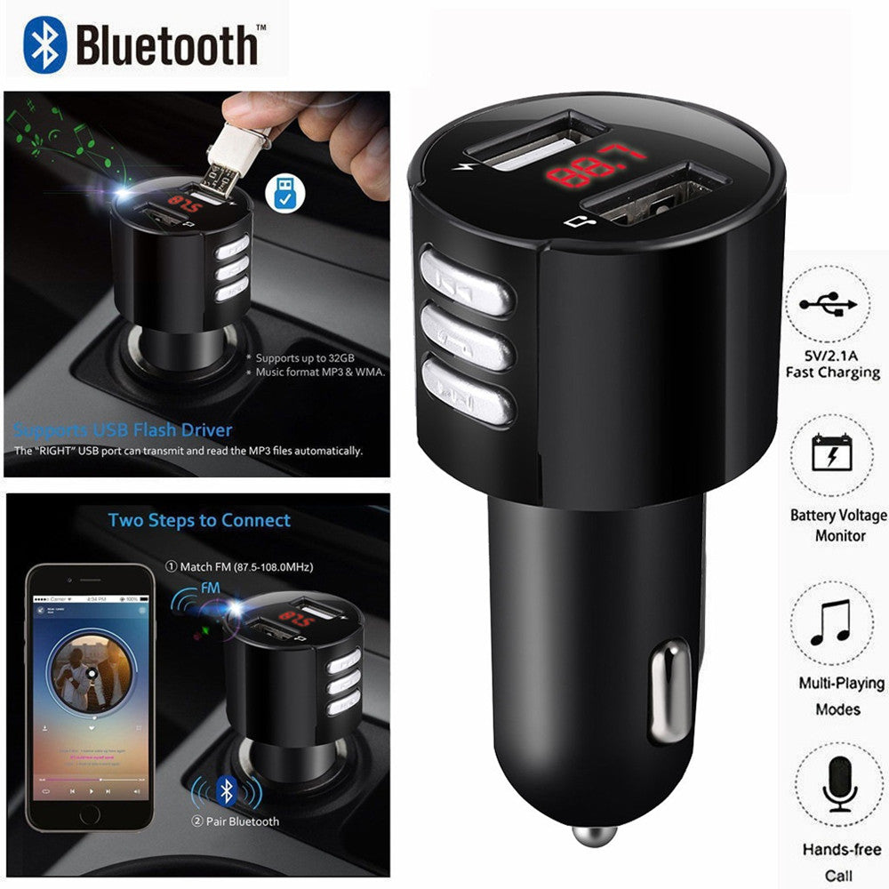 Bluetooth Hands-Free Car FM Transmitter - image 5