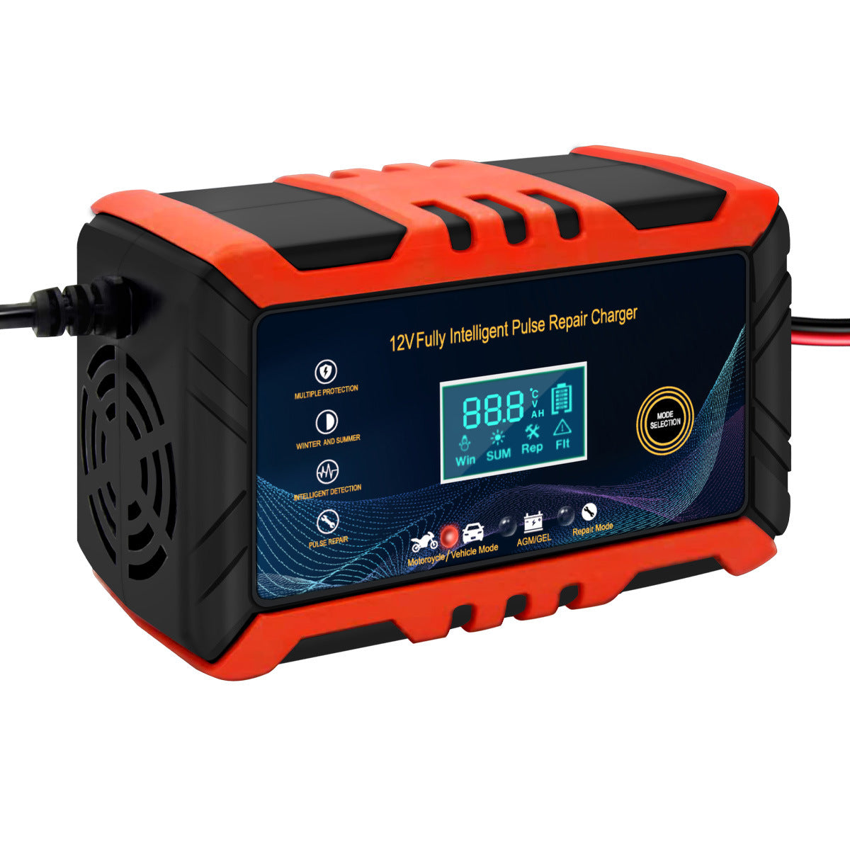 12V Car Charger - Red