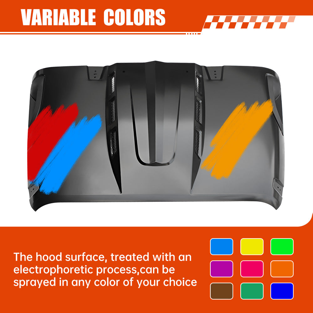 Hood Compatible With 2018 Wrangler