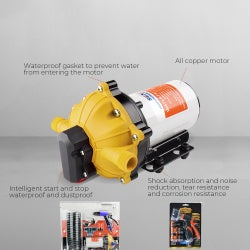 70PSI Deck Washdown  Kit For Boat Caravan Yacht Wash  12V 5GPM