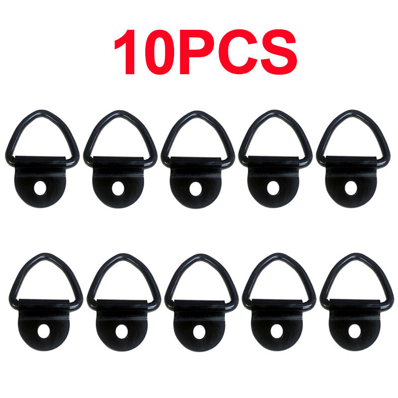 10Pcs V-Rings Hook Tie Down Point Load Securing Lashing Ring Heavy Duty Anchor.