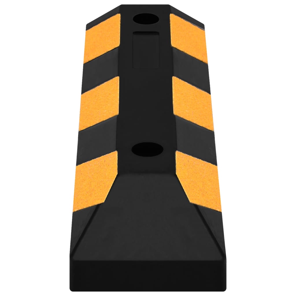 Reflective Parking Blocks, 2 pcs., 56x15x10 cm, Rubber
