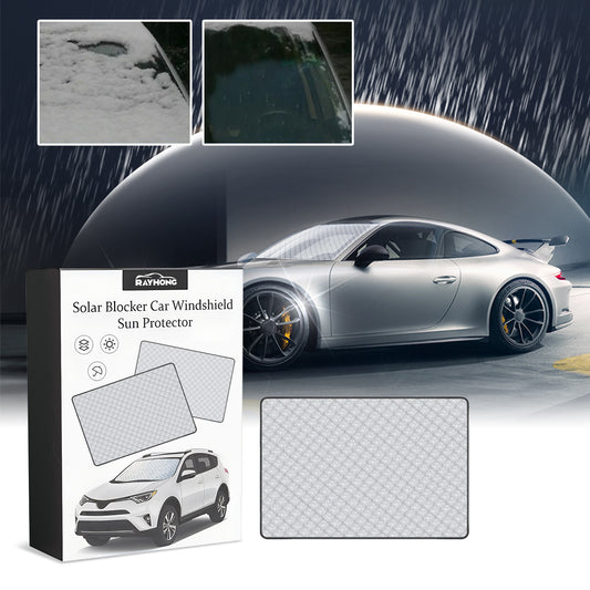 Aluminium film windscreen frost cover
