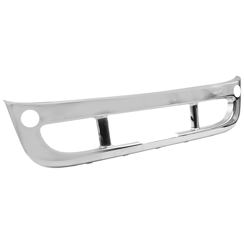 Chrome Front Center Bumper Cover Compatible With Freightliner Cascadia 2008-2017