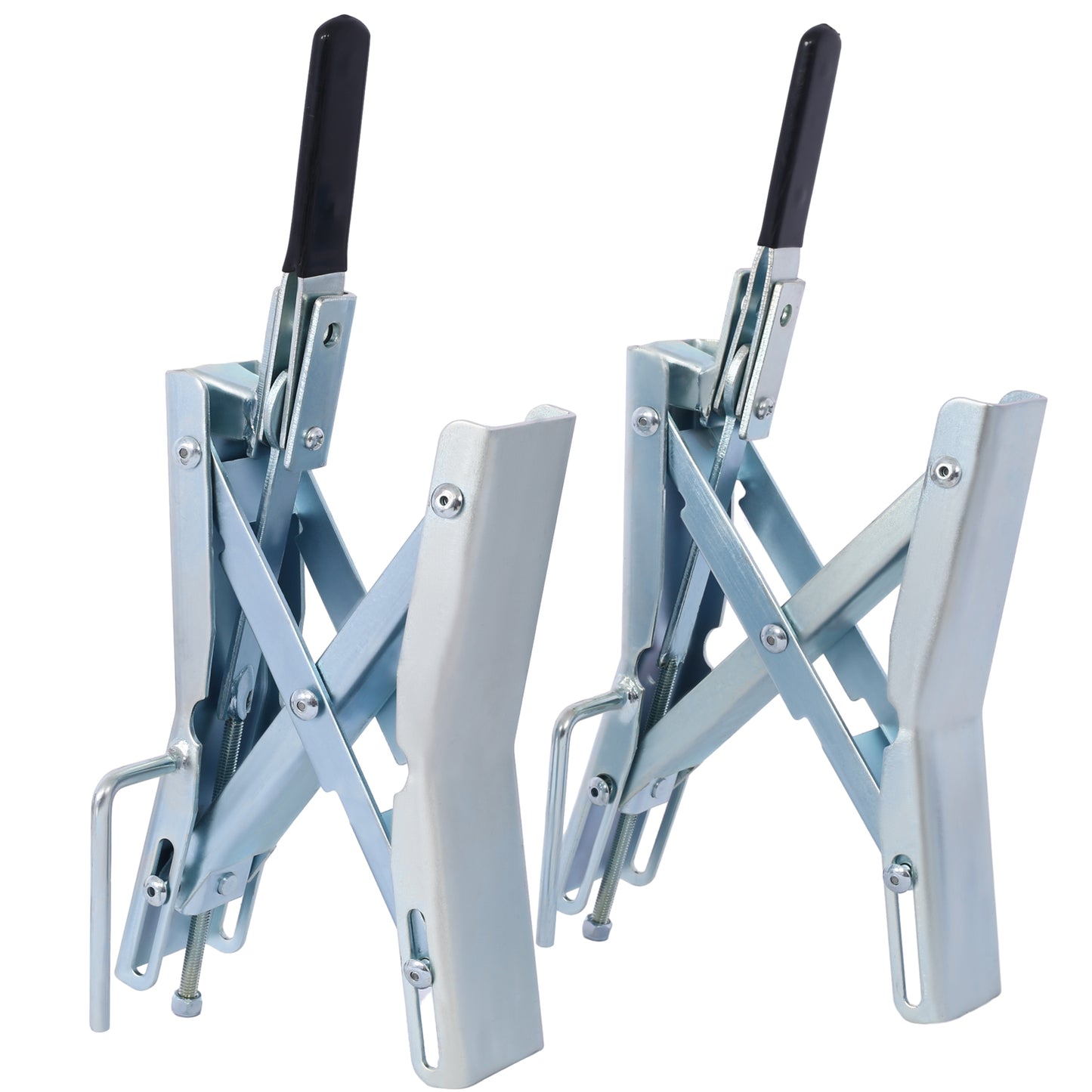 Quick Lock Wheel Chocks, Universal Quick Lock Tire Chocks For Dual Axle Vehicles, Pair Of